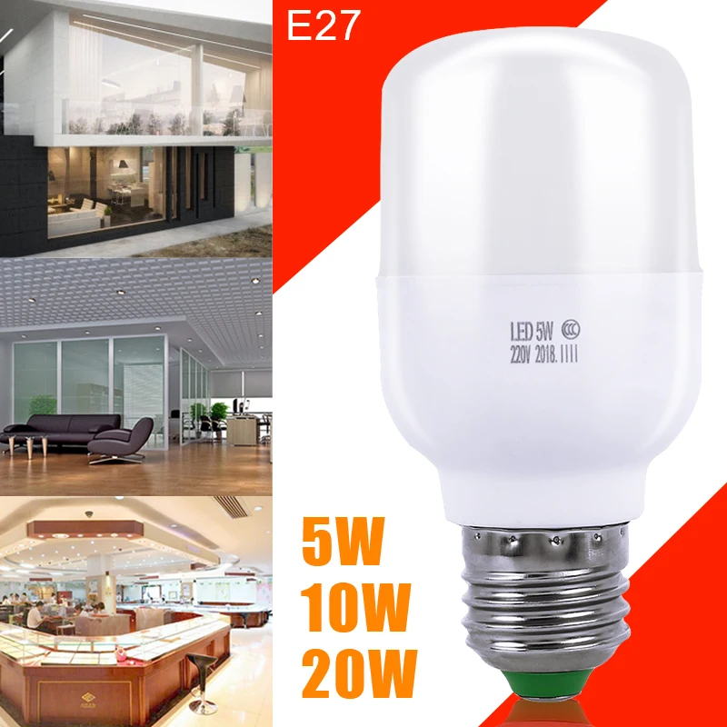 

Smart LED Lamp E27 20W White AC185-265V Street Indoor Outdoor Light Control Emergency Lamp Auto Hallway Dusk To Dawn