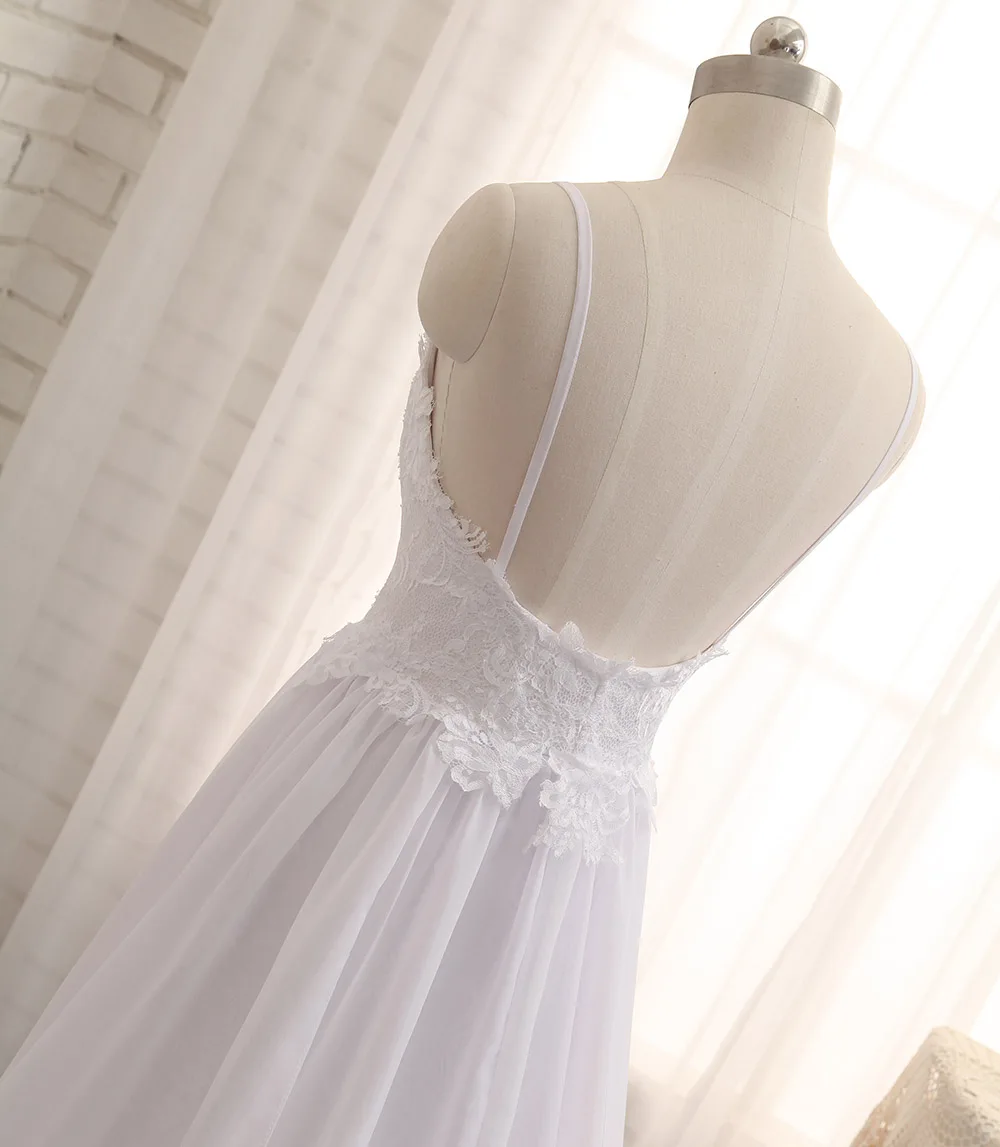 Реальное изображение 2019 robe de mariage пикантное пляжное свадебное платье на