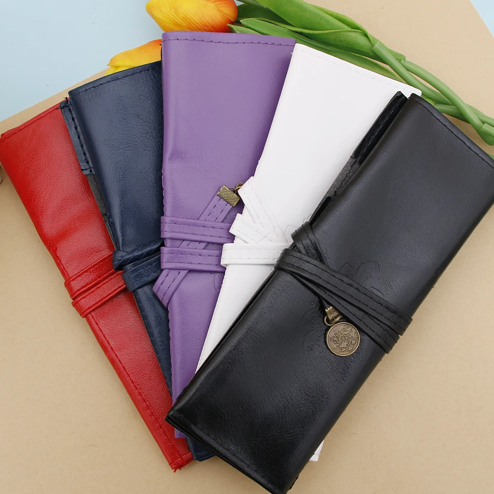 Женская сумка для кистей макияжа винтажная косметики набор сумерек ручки из