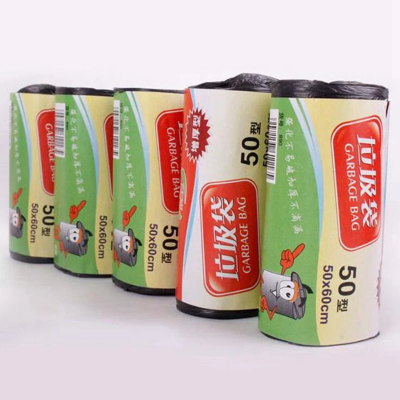 15 bags/pack одноразовые пакеты для мусора мусорное ведро кухни сумки хозяйственные