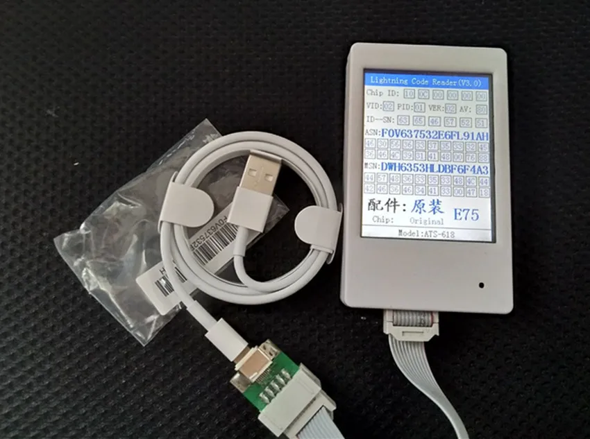 10 шт./лот 1 м/3 фута 8ic E75 чип синхронизации данных USB зарядное устройство кабель для Foxconn XS X i7 8 6 plus 5S с зеленой этикеткой