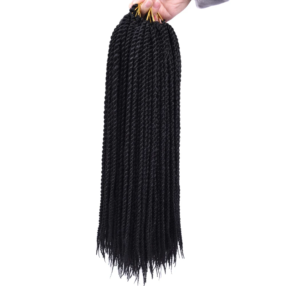 Sallyhair, 24 дюйма, 20 прядей, Омбре, цвет, сенегаль, закрученные косички, волосы для наращивания, высокая температура, синтетические, вязанные, косички - Цвет: T1B/бордовый