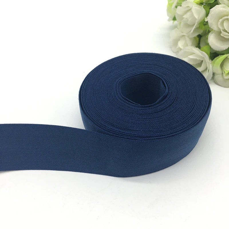 Розовый(5 ярдов/партия) "(25 мм) Multirole Fold Over Elastics спандекс атласная повязка DIY кружевная швейная накладка