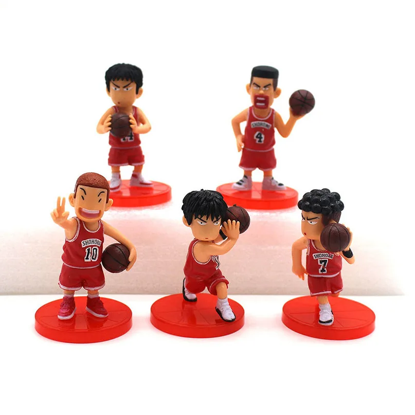 5 шт./набор аниме SLAM DUNK 7 см баскетбольная команда Q торт мультяшная экшн фигурка