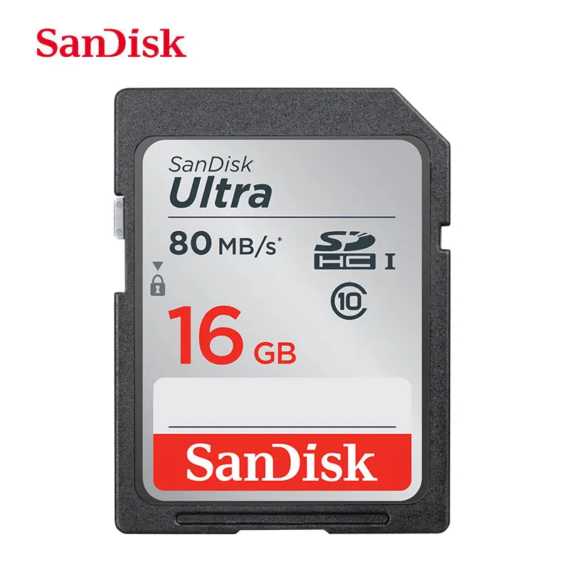 SanDisk sd карта 256 ГБ 128 Гб 64 32 16 класс 10 памяти C10 80M 100 м/с SDHC SDXC Carte SD USH 1 для камеры|Карты