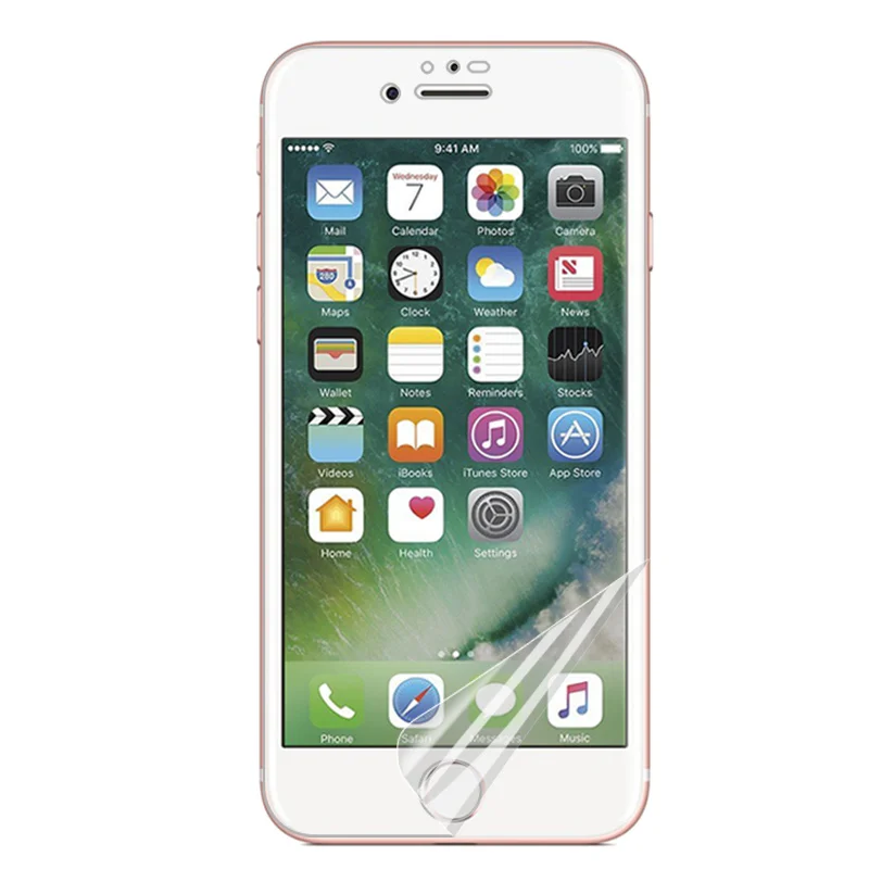 Передняя и задняя мягкая ПЭТ пленка аксессуары для телефонов Apple IPhone 7 Защита