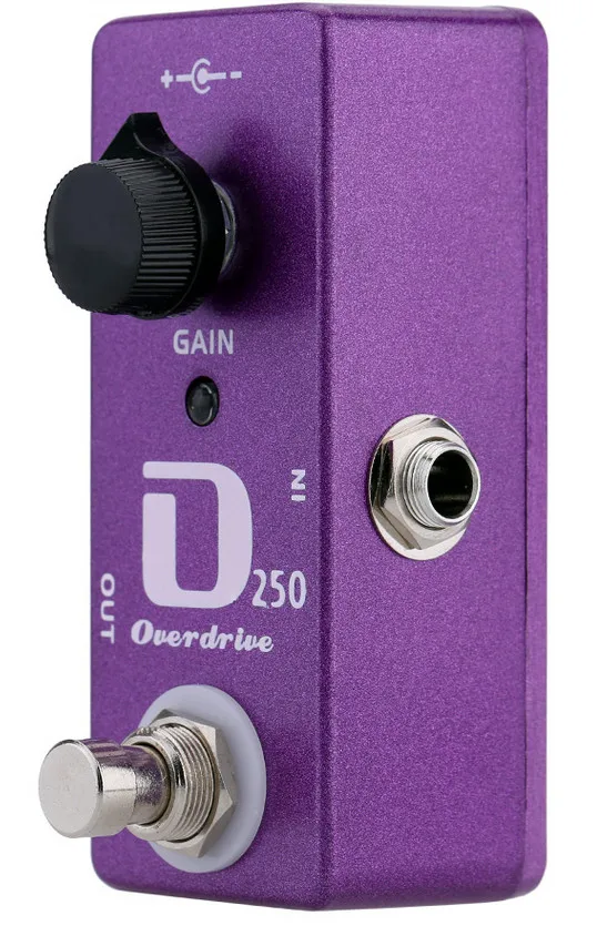 Педаль для гитары SOACH D250 Overdrive две кнопки внутренней отделки тона и громкости с