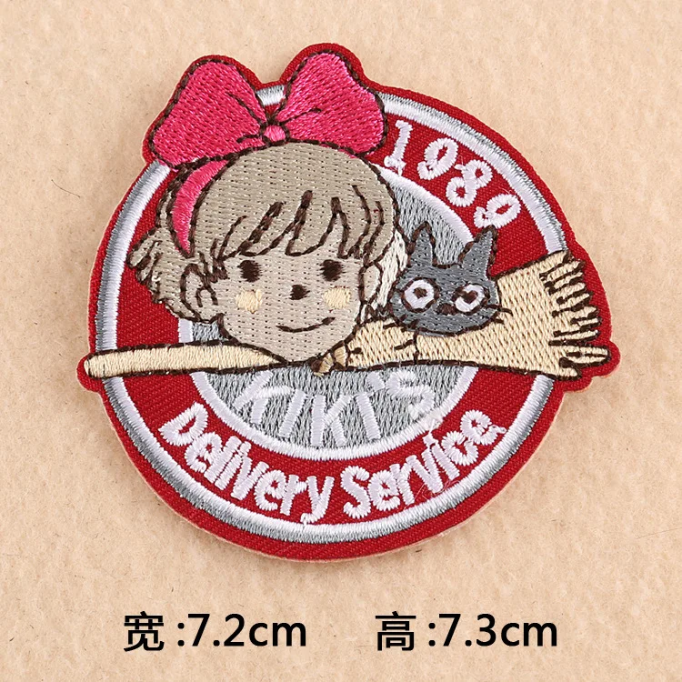 1 шт. мультяшная вышивка термоклейкие нашивки Значки для сделай сам аппликация