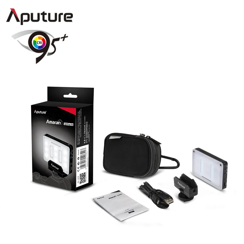 Светильник Aputure AL M9 LCI/CRI 95 + заполняющий светильник для камеры Перезаряжаемый USB