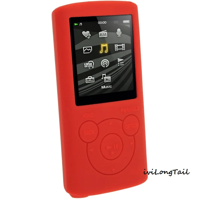 Силиконовый чехол для sony Walkman NWZ E383 E384 E385 случае 384 385 Резина гель кожи Mp3 охватывает