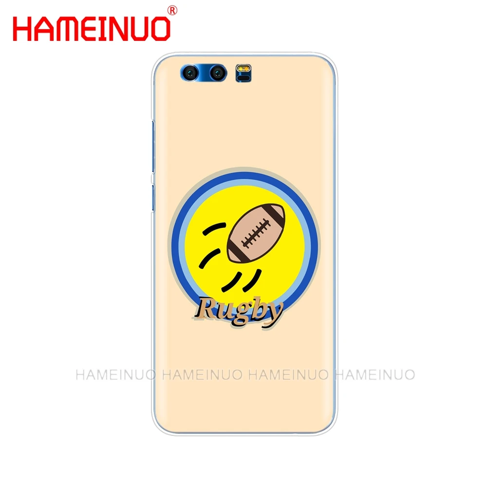 HAMEINUO регби мяч спортивный чехол для телефона Huawei Honor 10 V10 4A 5A 6A 7A 6C 6X 7X 8 9 LITE