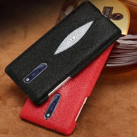 custom pearl leather phone for nokia 9 case pearl half pack mobile phone case business animal mobile for nokia lumia 950 case