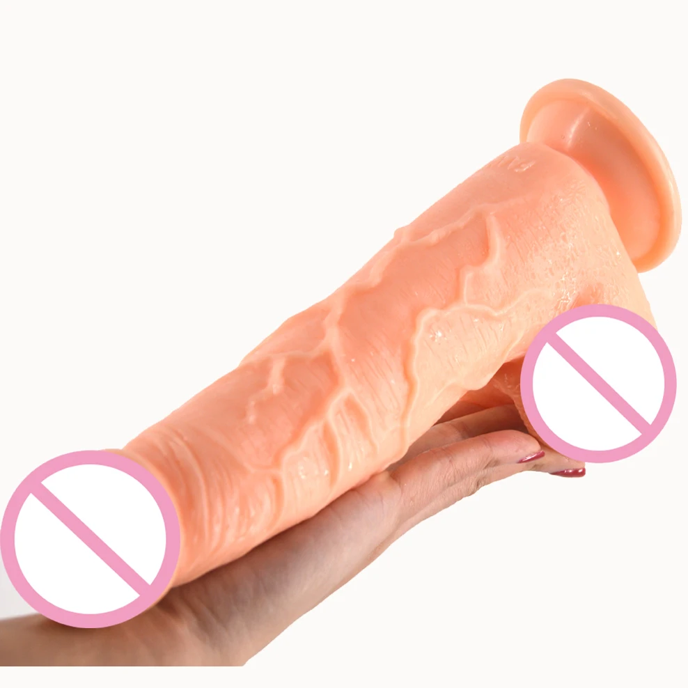 FAAK большой фаллоимитатор реалистичный пенис искусственный член цвет кожи