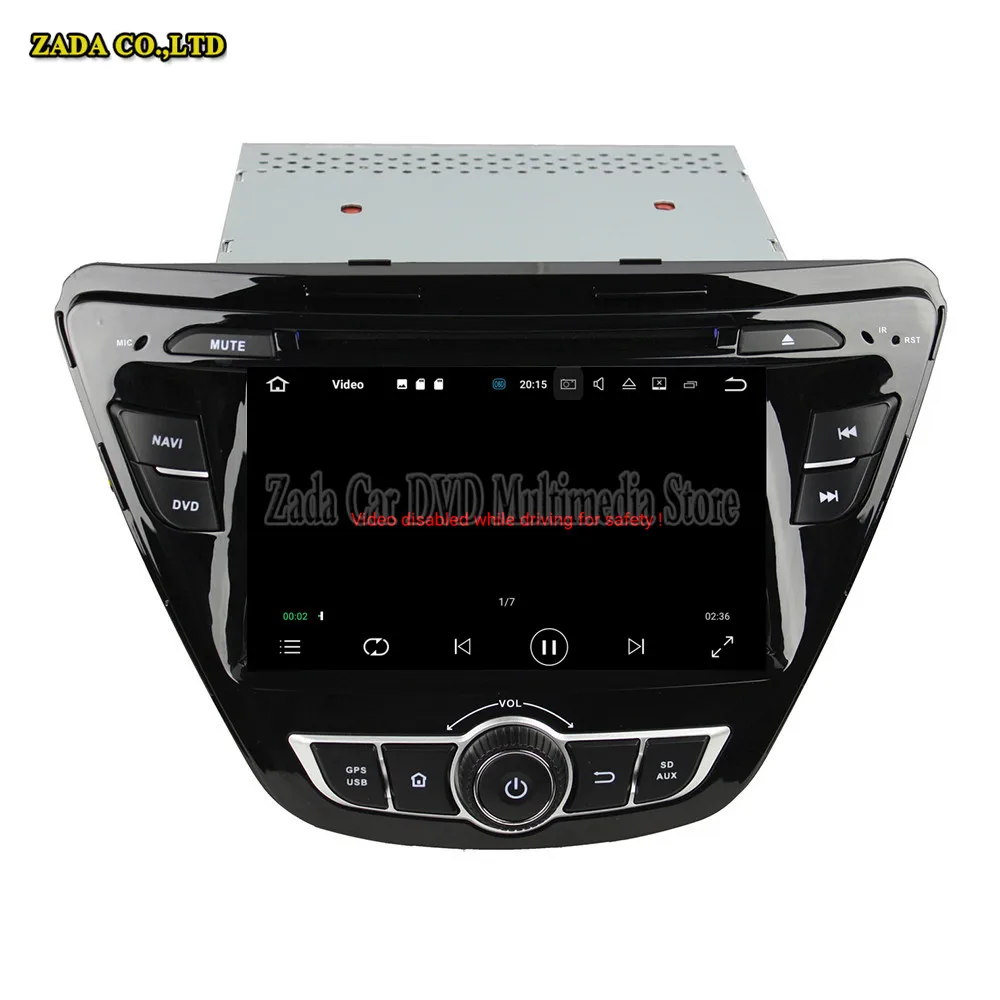 NaviTopia 7 дюймов 4 ядра 2 ГБ Android 8 1 автомобиля gps навигации для hyundai Elantra 2014 с Поддержка