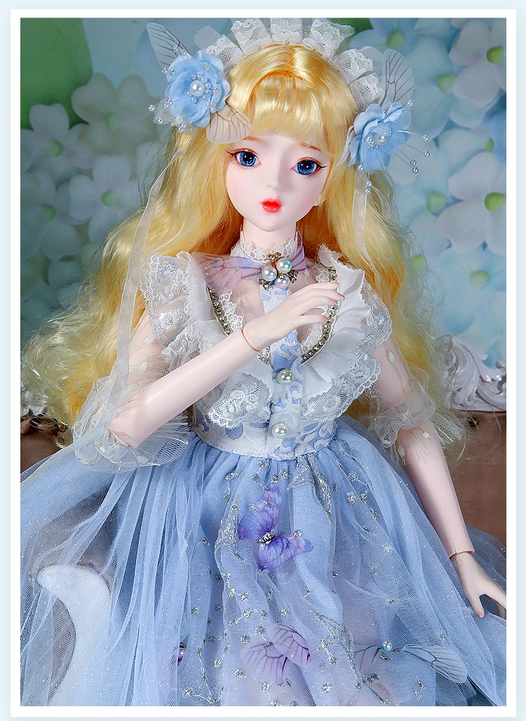 1/3 BJD кукла 62 см DF Заказная кукла шарнир тело ручная роспись макияж мечта фея AI YoSD MSD SD набор игрушка подарок DC лати