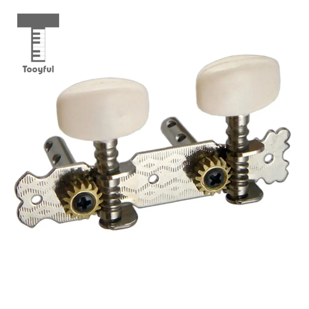 Tooyful 2R2L Tuning Pegs Machine Heads Tuner with Cream Button for Ukulele Classical Guitar 4 String | Спорт и развлечения