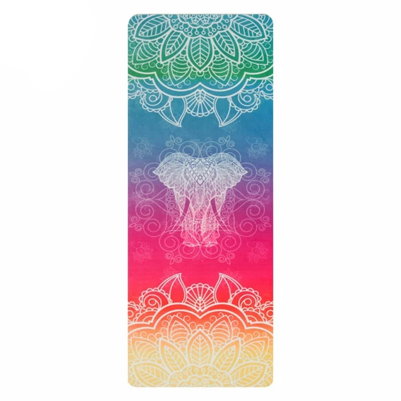 Новый 5 мм Лидер продаж Йога-коврик из натуральной резины и замши для защиты