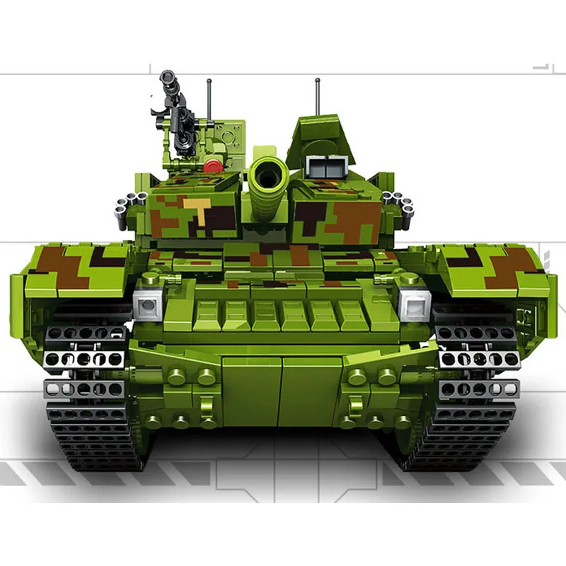 New 632002 1339pcs Military Series Type 99 Main Battle Tank Model Building Block set Bricks Toys For children Boy's Gift |