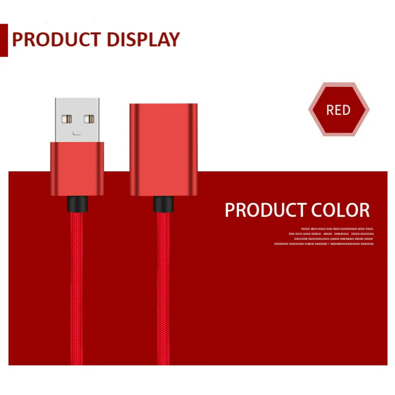 Удлинительный Кабель USB 2 0 Мужской к женскому удлинитель кабель для передачи
