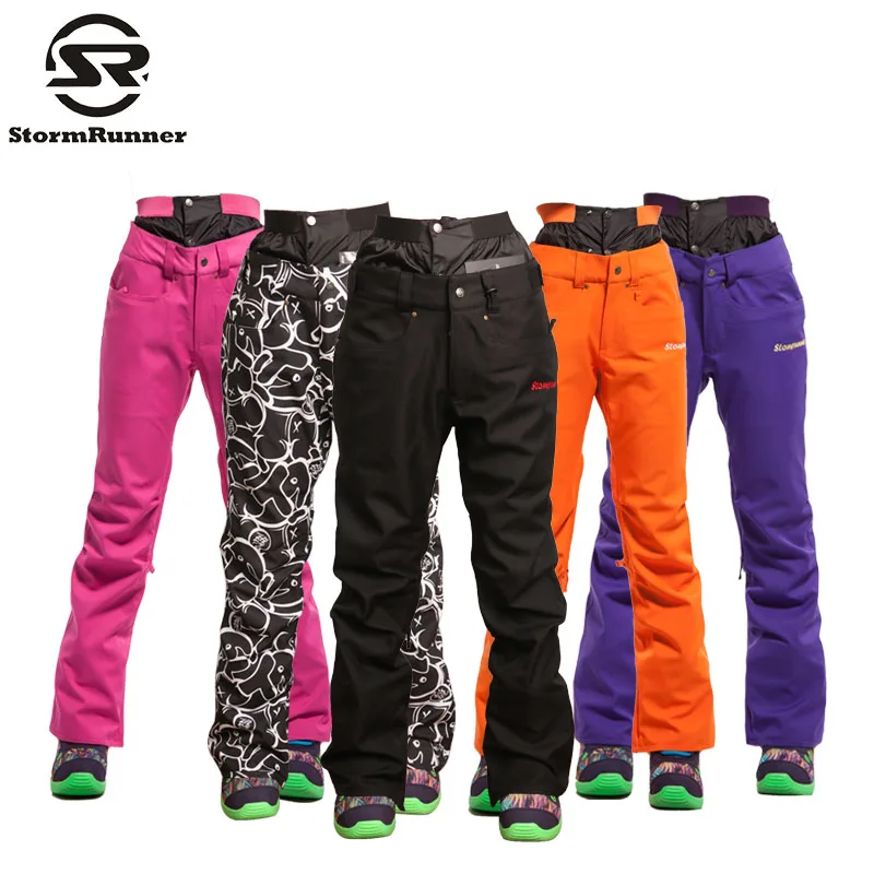 Бесплатная доставка женские лыжные штаны камуфляжные брюки для сноуборда