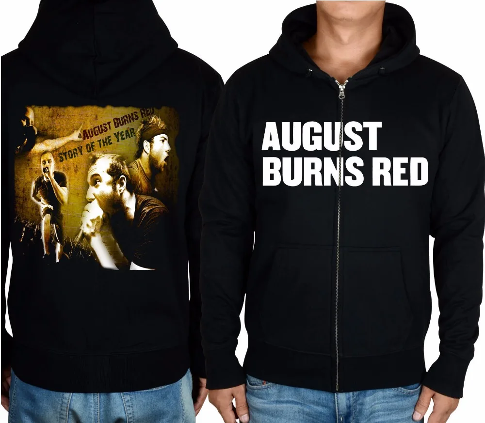 10 видов стилей August burn Red Band Cotton Music Rock мужской свитер в стиле хеви-метал флисовый