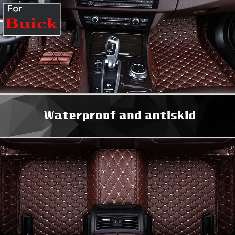 Прочный авто 3d обтянутый коврик для ног ковер коврики из искусственной кожи Buick