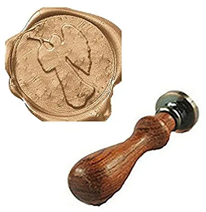 

Винтажный милый ангел труба на заказ фото логотип Свадебное приглашение Рождественский подарок Воск уплотнение штамп Палисандр Ручка Набо...