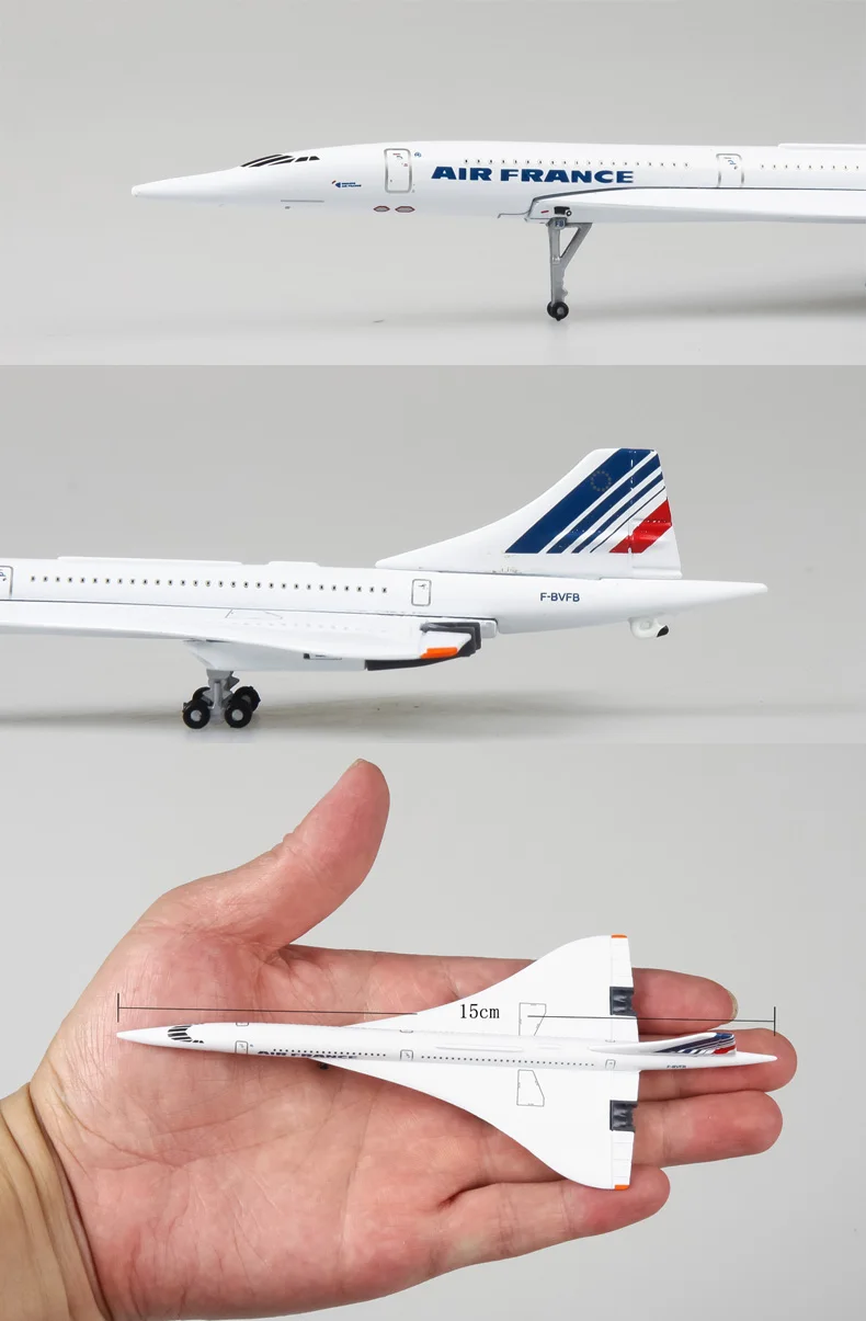 1/400 Concorde Air Франция модель самолета 1976-2003 Airliner сплав литья под давлением детская коллекция воздушная игрушка в виде самолета подарок