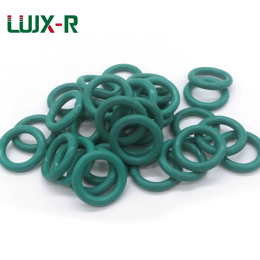 Уплотнительное кольцо для автомобиля, зеленое уплотнительное кольцо для автокондиционера, 20 шт., 3,1 мм, FKM, OD8/10/11/12/13/14/16/17/23 мм