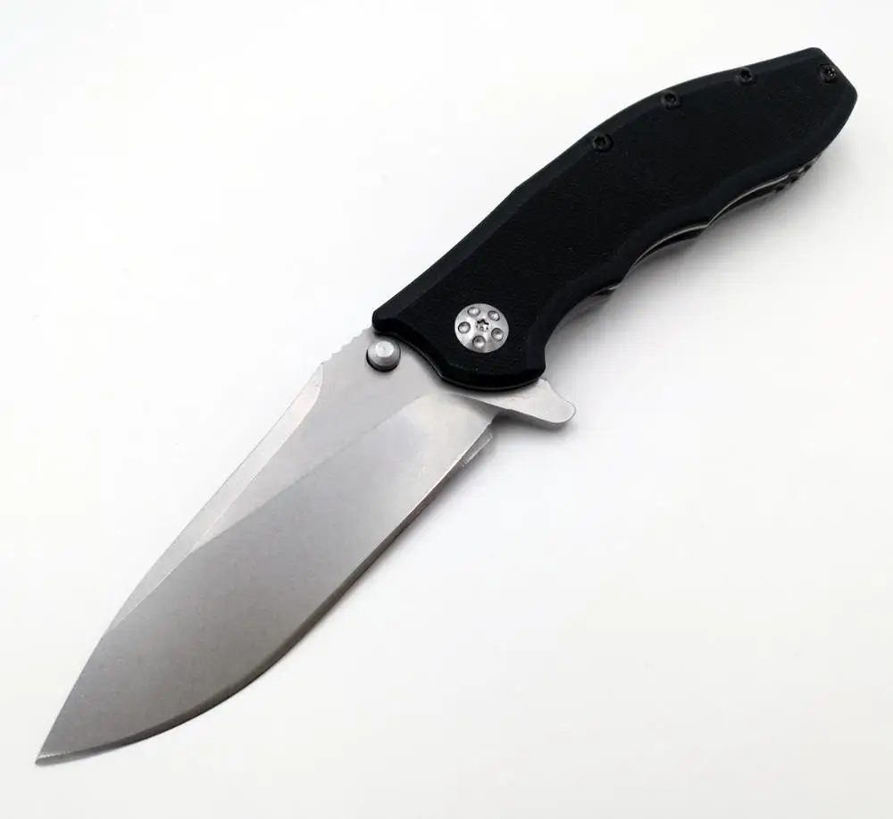 Black With Logo JSSQ шарикоподшипник складной нож ELMAX лезвие Флиппер тактические карманные ножи для кемпинга охоты нож для выживания EDC Открытый инструменты OEM - Цвет: Black With Logo