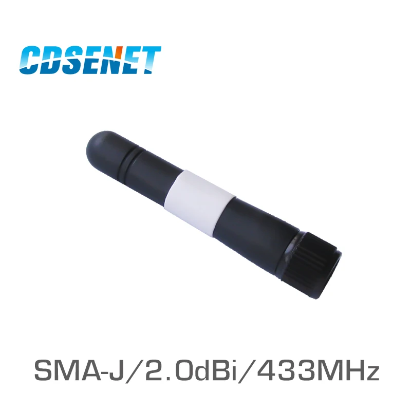 

Антенна Omni, 433 МГц, uhf Whip, Wi-Fi, оригинальная, CDSENET 2.0dBi, SMA, J, мужские антенны для связи, Wi-Fi антенны Omni