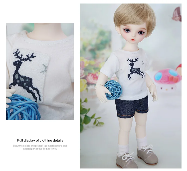 BJD SD кукольная одежда 1/6 одежда для спорта и отдыха черно-белая одежда для Miadoll Yosd Body YF6-129 аксессуары для кукол