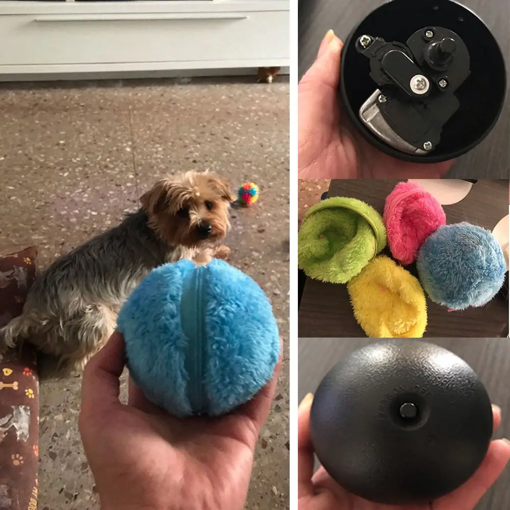Забавные игрушки для собаки мяч автоматический магический роликовый кошка собак