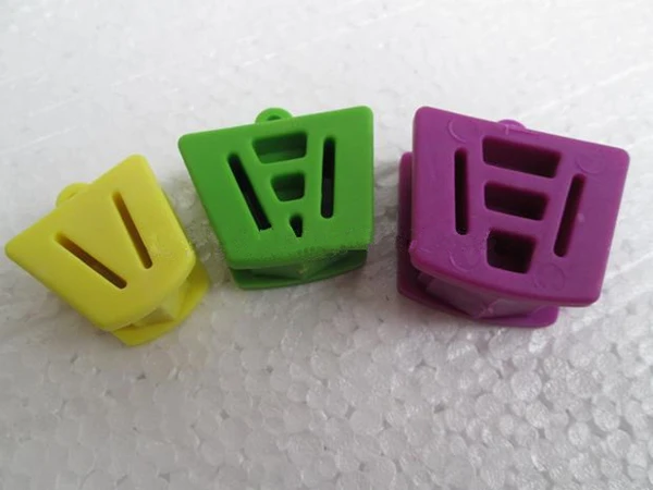 15 шт. новые силиконовые латексные блоки для укуса рта фиолетовый зеленый