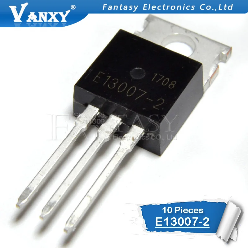 10 шт. MJE13007 TO220 E13007 E13007-2 TO-220 MJE13007-2 | Электронные компоненты и принадлежности
