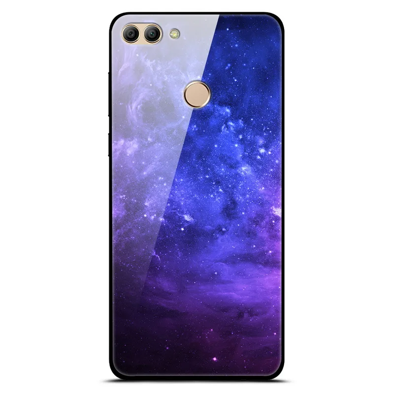 11 Для huawei P Smart Enjoy 7S чехол из закаленного стекла с изображением планеты космос, стеклянный чехол-накладка для huawei P Smart Coque Shell PSmart - Цвет: 11
