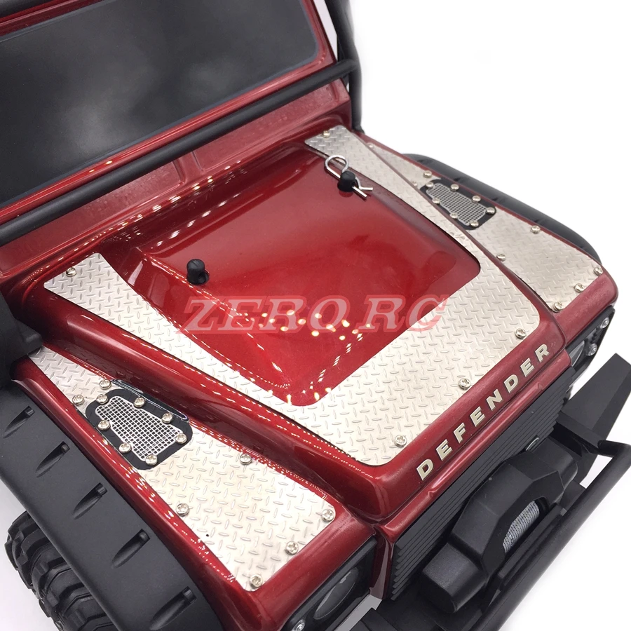 1/10 Рок Гусеничный Traxxas parts запчасти TRX4 полная металлическая сетка + вытяжка