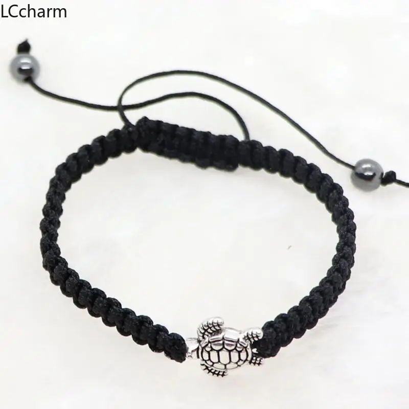 Sea Turtles Tortoise Beaded Bracelet Red Cord Adjustable Animal Bracelets Women Men Jewelry | Украшения и аксессуары