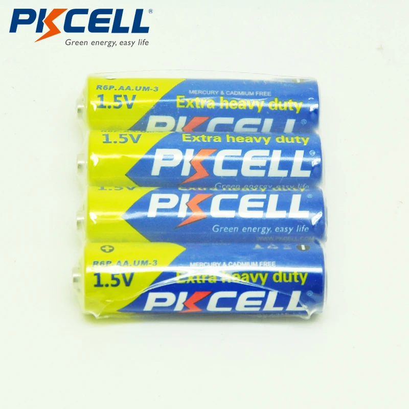 Pkcell 1 5 В сверхмощный-50 AA R6P + 50 AAA R03P первичные аккумуляторы из углеродистого цинка