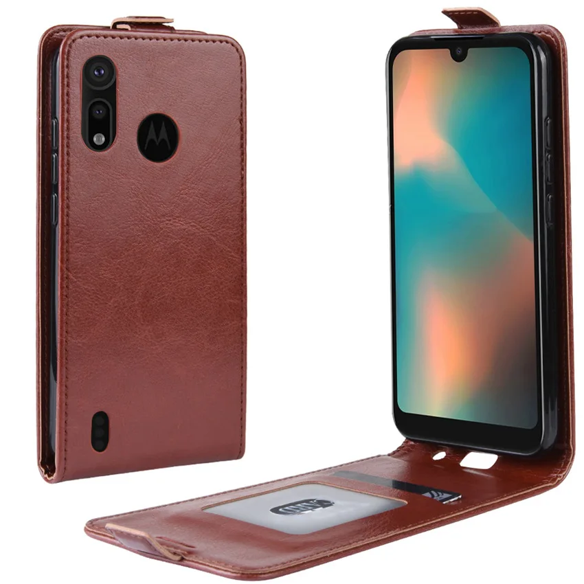Флип-чехол для Motorola moto P40 Play кожаный чехол высококачественный Вертикальный с