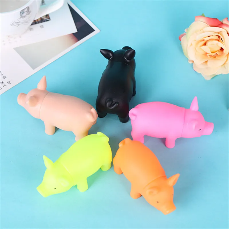 

3pcs/Set Cute Vinegar Pig Sound of Toys Wholesale Stall Pet Toys for Children Educational Baby Kids Fun Game Gifts