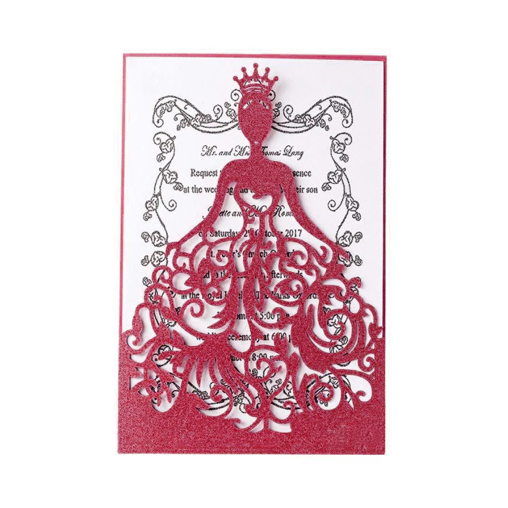 25 шт./компл. помолвка с конвертом подарок на день рождения Праздничная бумага