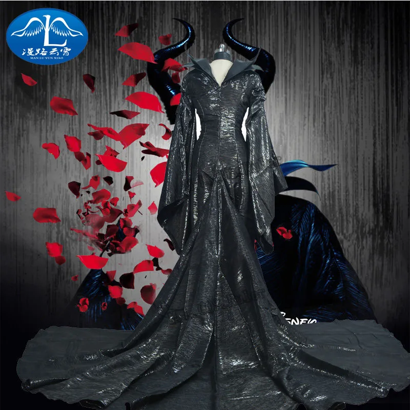 Новый малефисент Взрослая Ведьма спящий Косплей Костюм Хэллоуин|costume halloween|cosplay