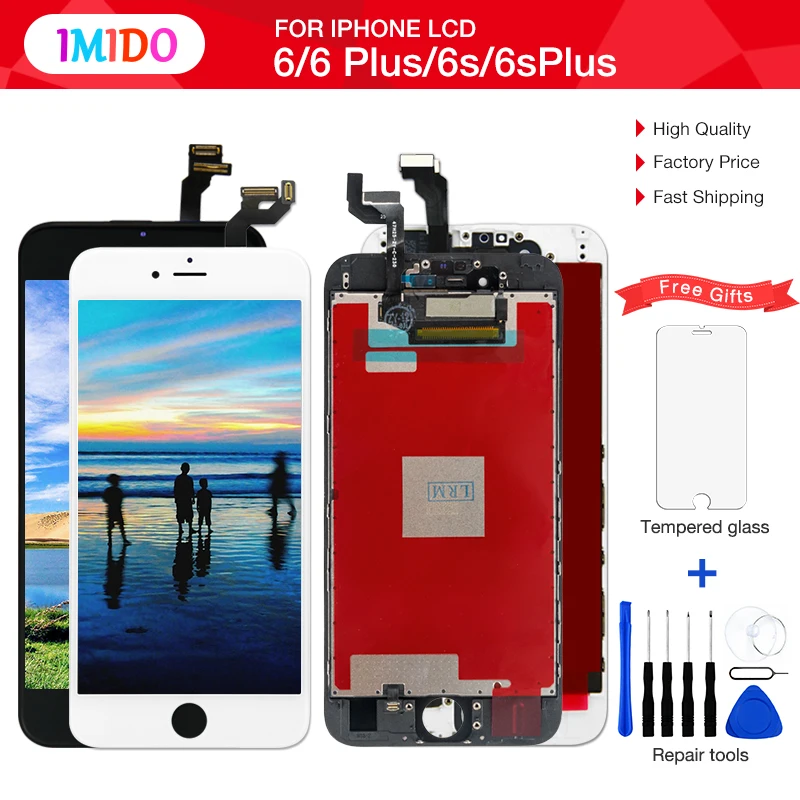 AAA Pantalla для Apple iPhone 6 6S PLUS ЖК дисплей сенсорный экран в сборе дигитайзер замена