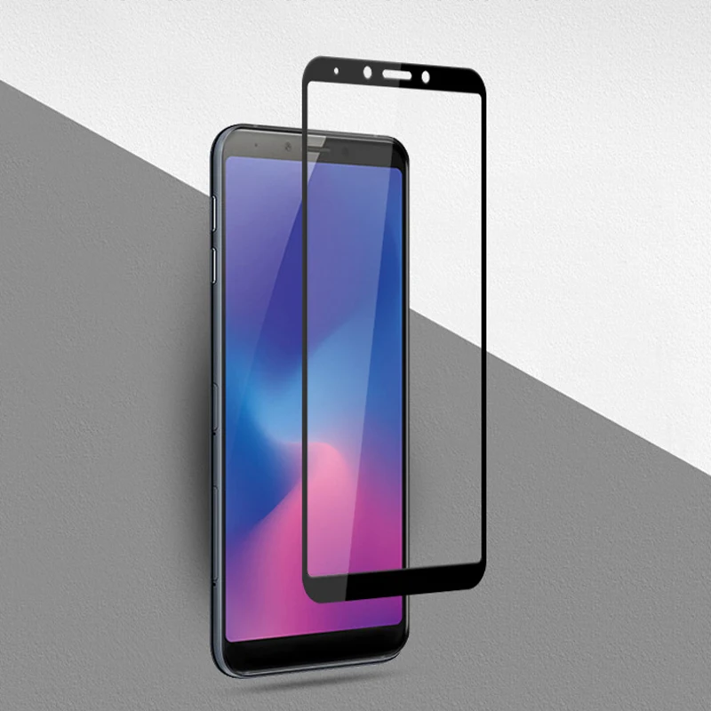 3D высокоглинозем полное закаленное стекло для Samsung Galaxy A6S Полное покрытие экрана