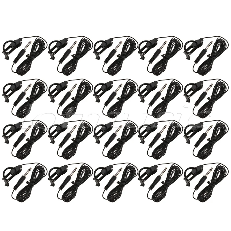 Клип на контактный микрофон пьезо пикап трансадукер для гитары скрипки Uke 20 шт|for