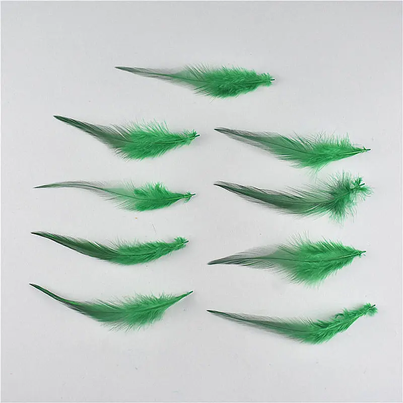 Grass Green Красивое естественное окрашивание перо фазана 20 шт./партия 4-6Inch10-15cm DIY куриные перья для рукоделия и украшения ювелирных изделий - Цвет: Grass Green