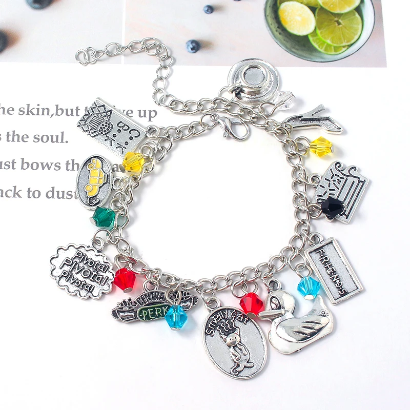 Новые модные браслеты RJ с изображением ТВ шоу для друзей очаровательные