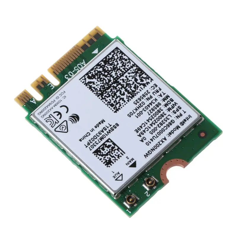 Intel Wi-Fi 6 AX200 802.11ax Двухдиапазонная MU-MIMO Wi-Fi WLAN сетевая карта Bluetooth 5,0 беспроводная карта Прямая поставка