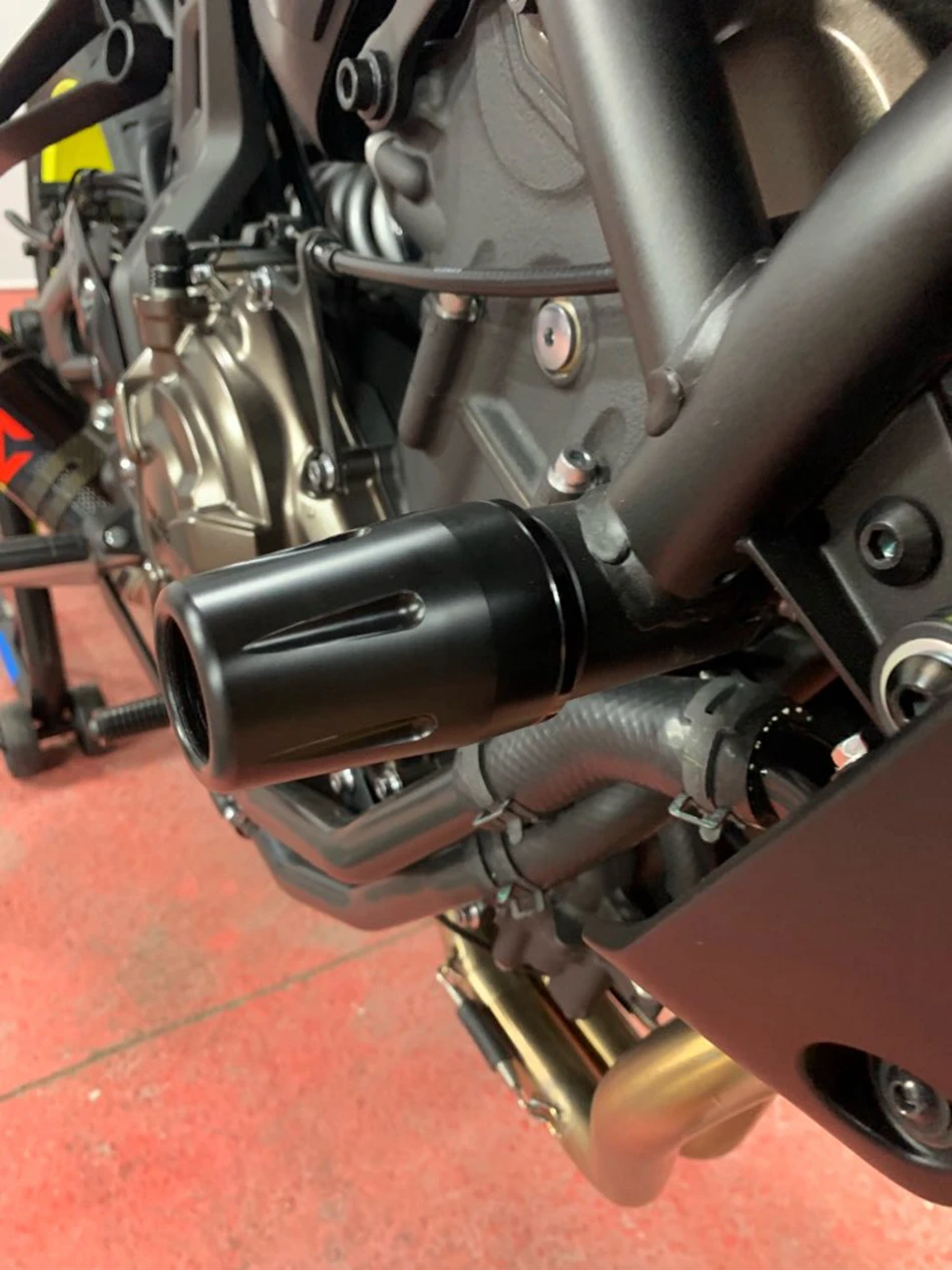 MT 07 рамки Ползунки Краш колодки протектор для YAMAHA аксессуары катушки защита от падения MT10 MT-07 FZ07